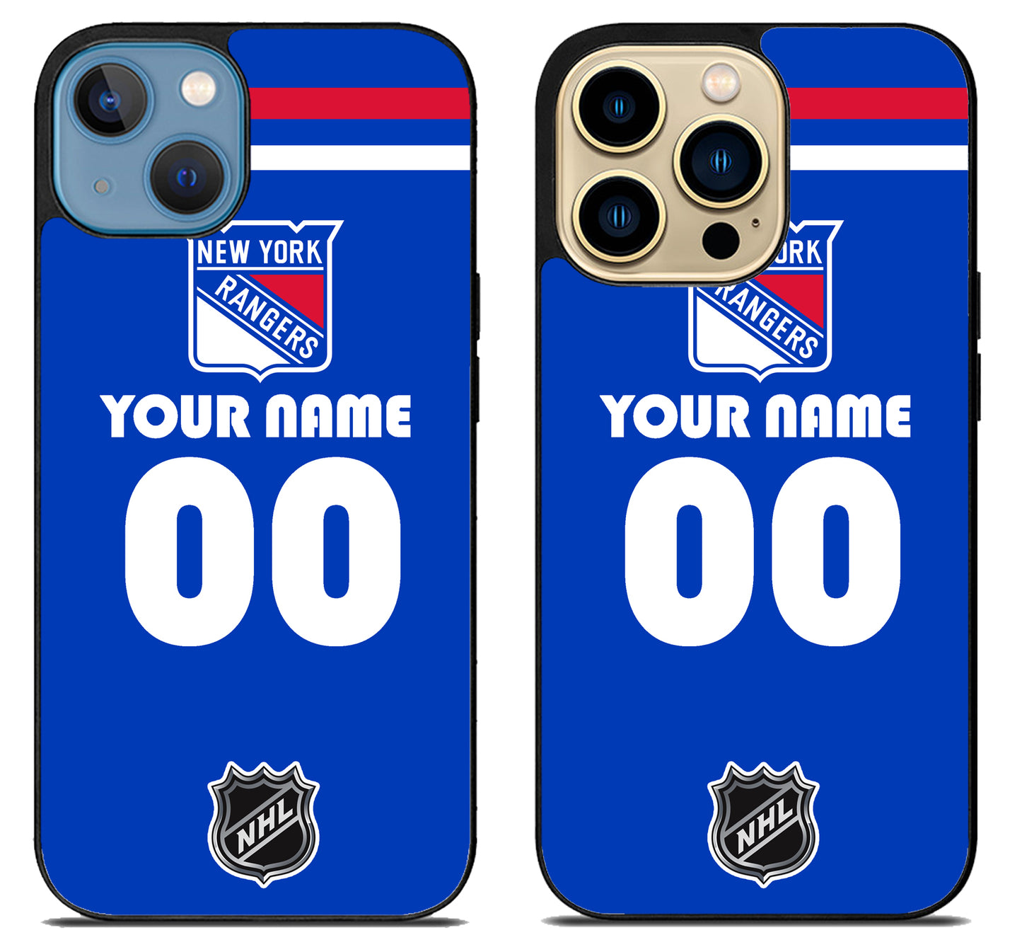 Custom Personalized New York Ranger NHL iPhone 14 | 14 Plus | 14 Pro | 14 Pro Max Case