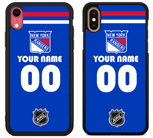 Custom Personalized New York Ranger NHL iPhone X | Xs | Xr | Xs Max Case
