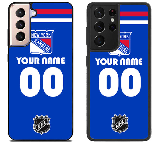Custom Personalized New York Ranger NHL Samsung Galaxy S21 | S21 FE | S21+ | S21 Ultra Case