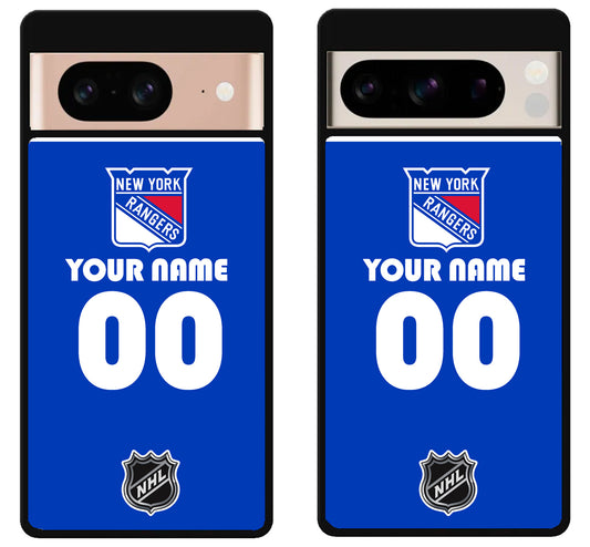 Custom Personalized New York Ranger NHL Google Pixel 8 | 8 Pro Case