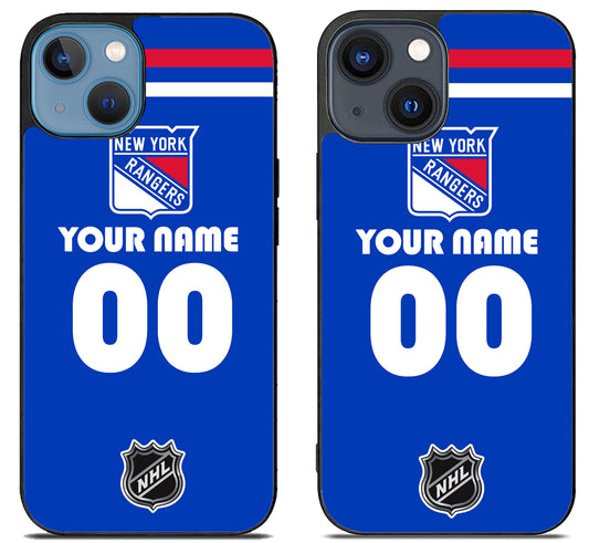 Custom Personalized New York Ranger NHL iPhone 15 | iPhone 15 Plus Case