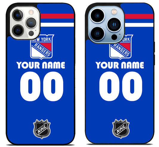 Custom Personalized New York Ranger NHL iPhone 15 Pro | iPhone 15 Pro Max Case
