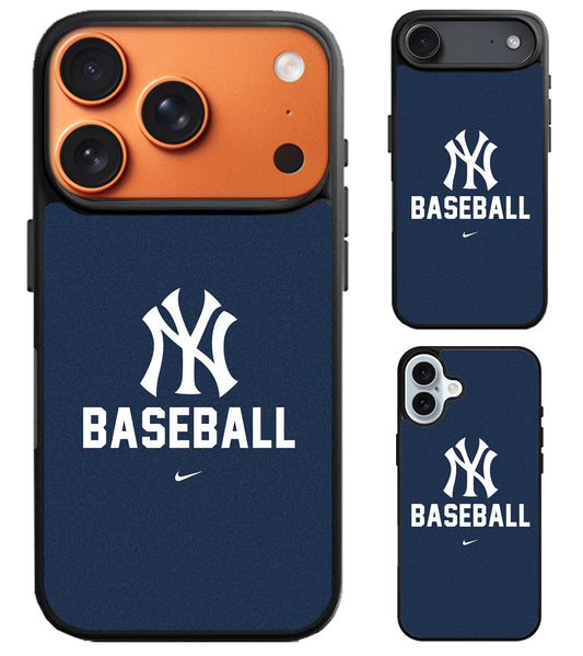 New York Yankees Logo Baseball iPhone Air | iPhone 17 | 17 Pro | 17 Pro Max Case