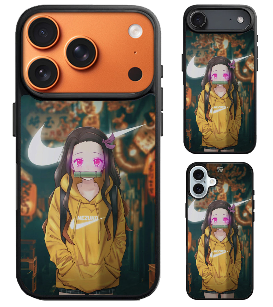 Nezuko Kamado Demon Slayer iPhone Air | iPhone 17 | 17 Pro | 17 Pro Max Case