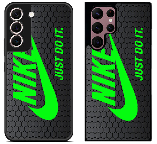 Nike Green Hexagon Samsung Galaxy S22 | S22+ | S22 Ultra Case