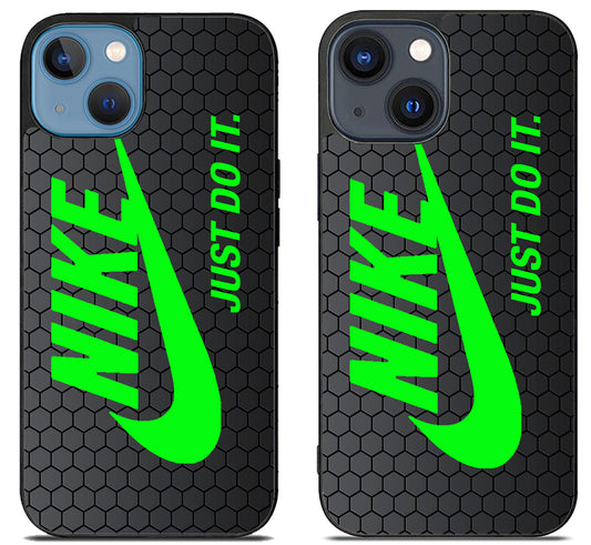Nike Green Hexagon iPhone 15 | iPhone 15 Plus Case