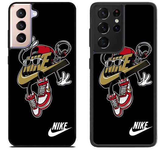 Nike Jump Black Samsung Galaxy S21 | S21 FE | S21+ | S21 Ultra Case