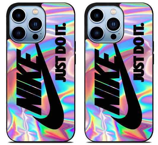 Nike Just Do it Holographic iPhone 15 Pro | iPhone 15 Pro Max Case