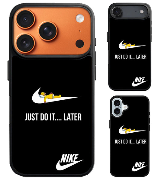 Nike Just Do it Later iPhone Air | iPhone 17 | 17 Pro | 17 Pro Max Case