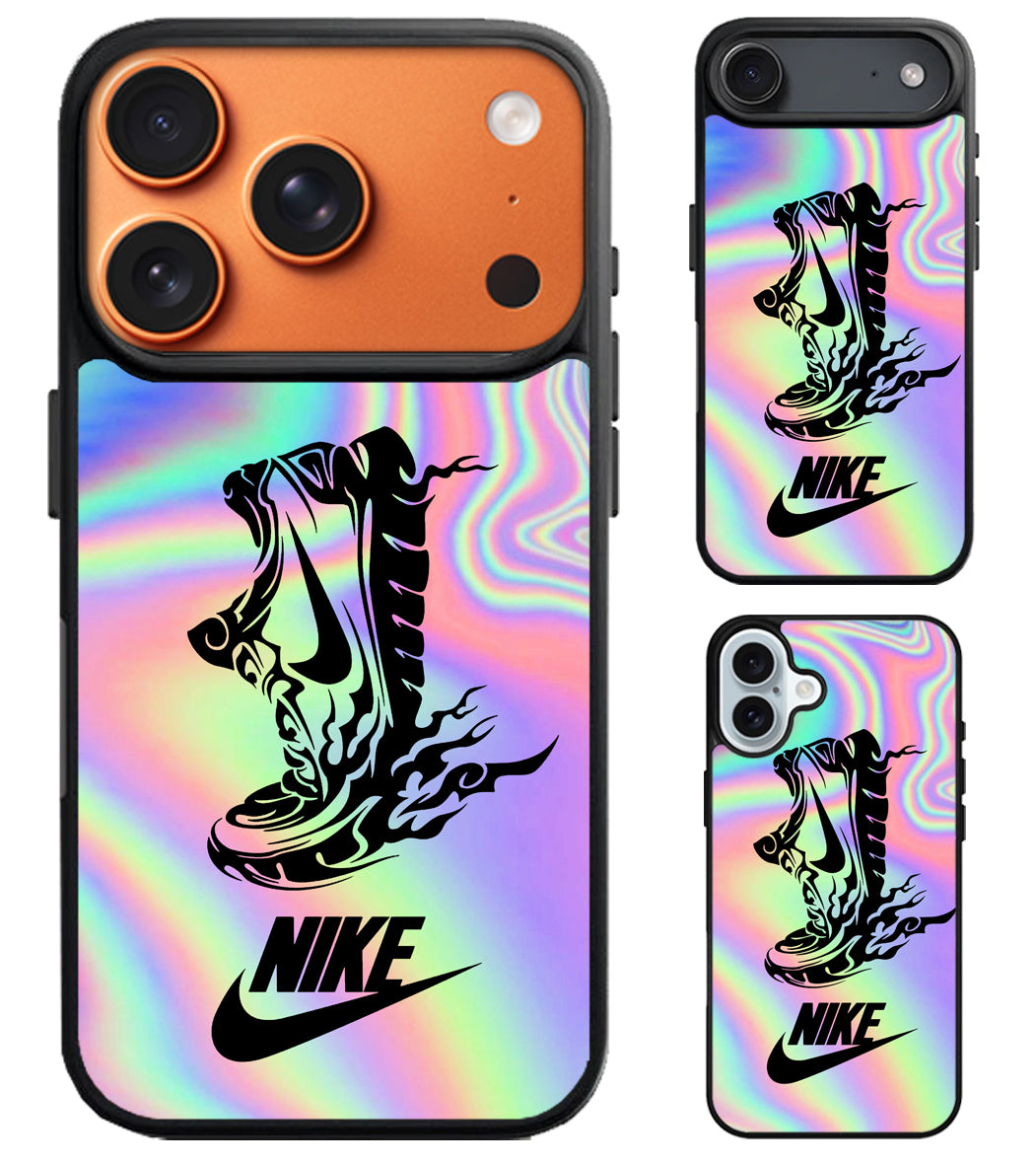 Nike Logo Holographic iPhone Air | iPhone 17 | 17 Pro | 17 Pro Max Case