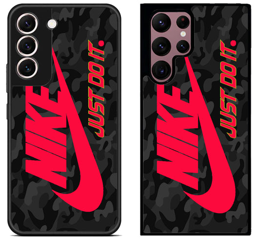 Nike Red Camo Samsung Galaxy S22 | S22+ | S22 Ultra Case