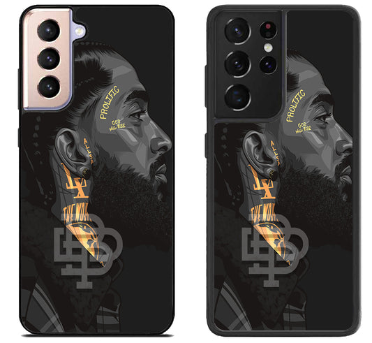 Nipsey hussle Face Art Samsung Galaxy S21 | S21 FE | S21+ | S21 Ultra Case