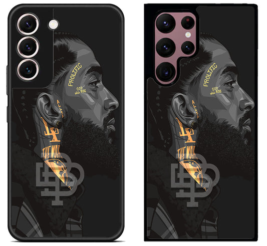 Nipsey hussle Face Art Samsung Galaxy S22 | S22+ | S22 Ultra Case