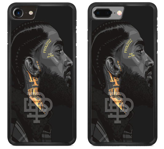 Nipsey hussle Face Art iPhone 8 | 8 Plus Case