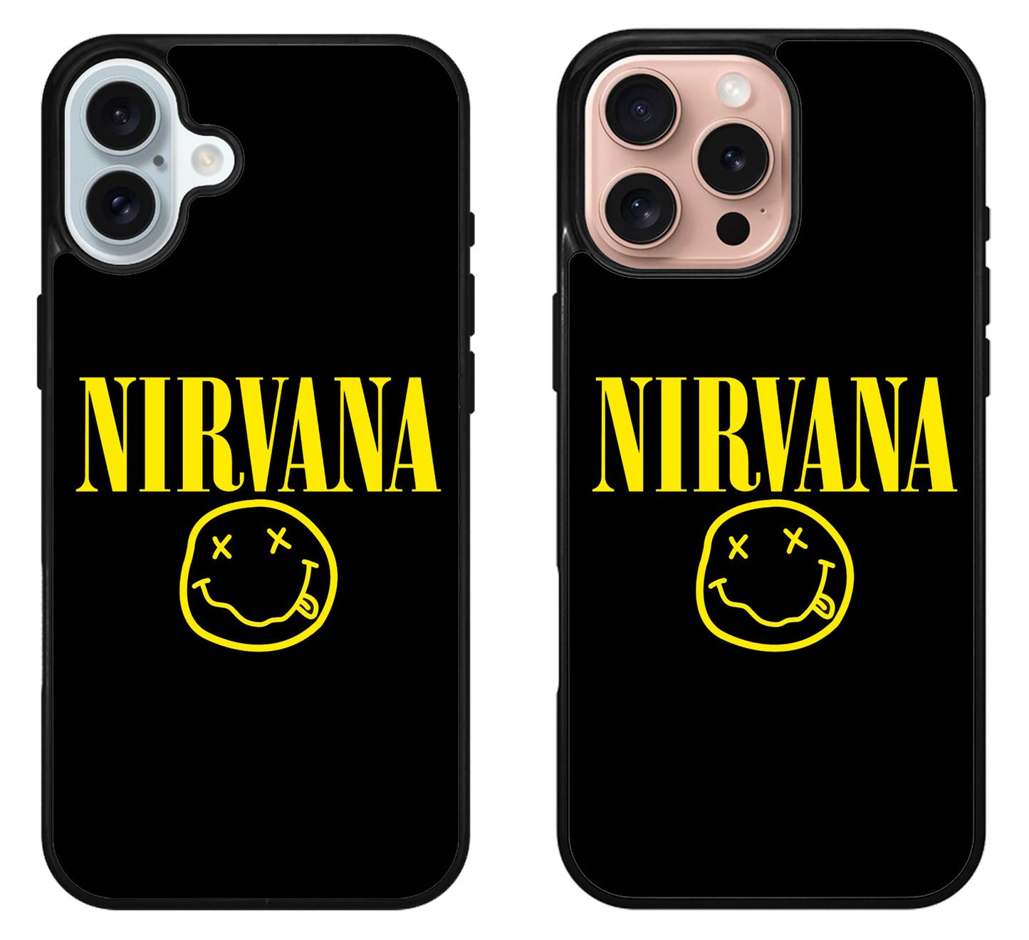 Nirvana Logo iPhone 16 | 16 Plus | 16 Pro | 16 Pro Max Case