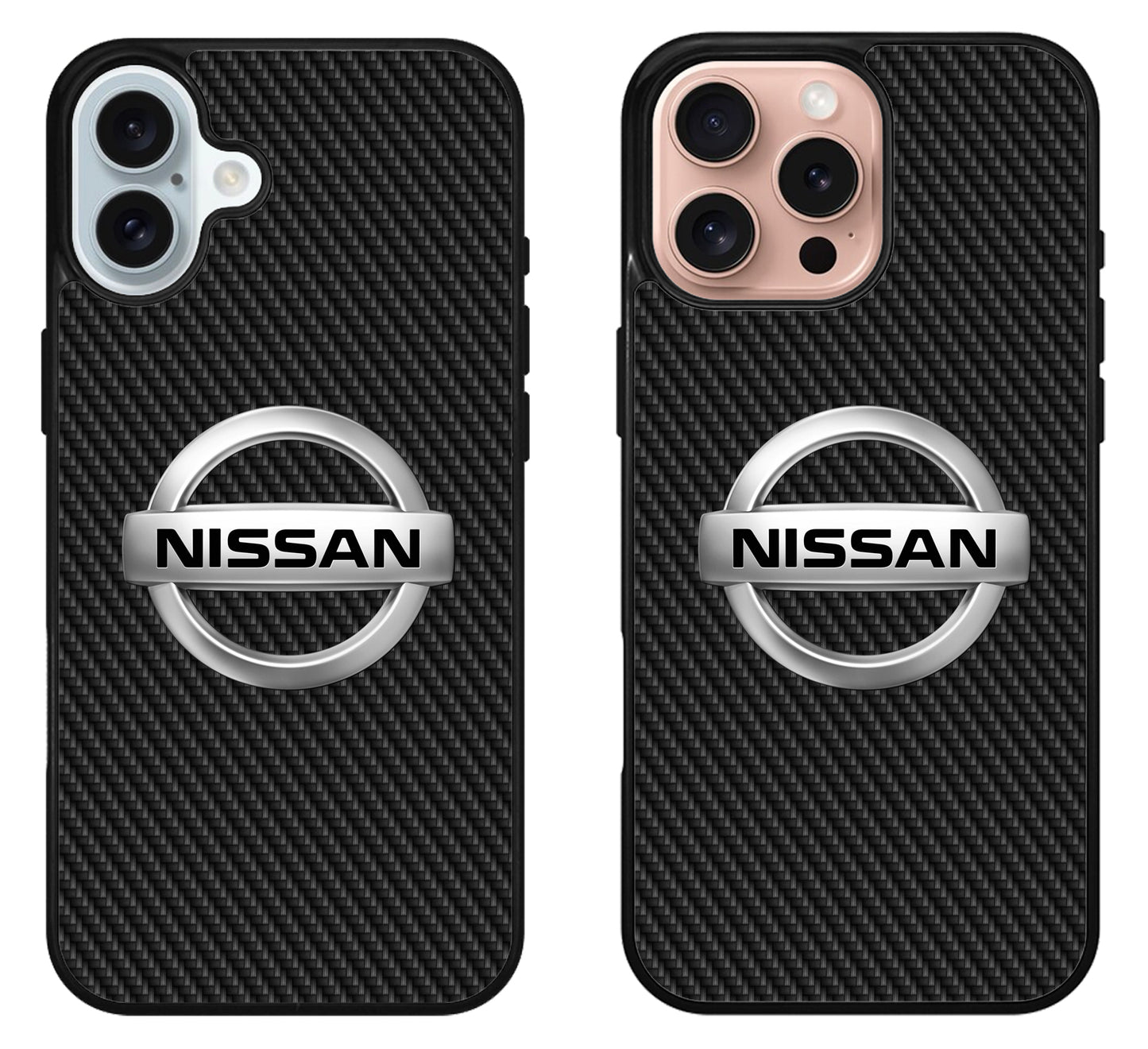 Nissan Logo Carbon iPhone 16 | 16 Plus | 16 Pro | 16 Pro Max Case