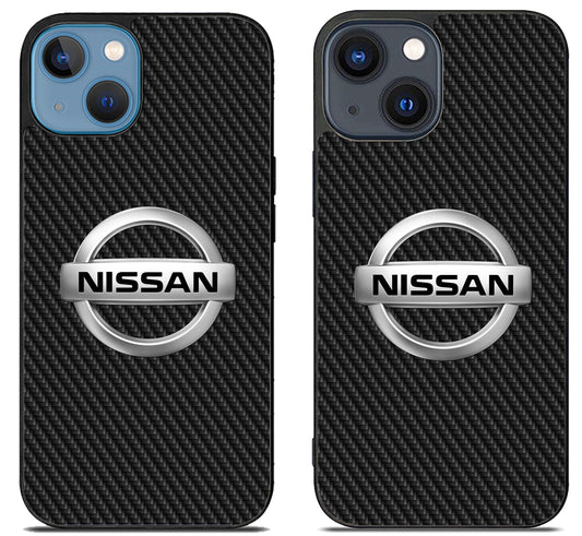 Nissan Logo Carbon iPhone 15 | iPhone 15 Plus Case