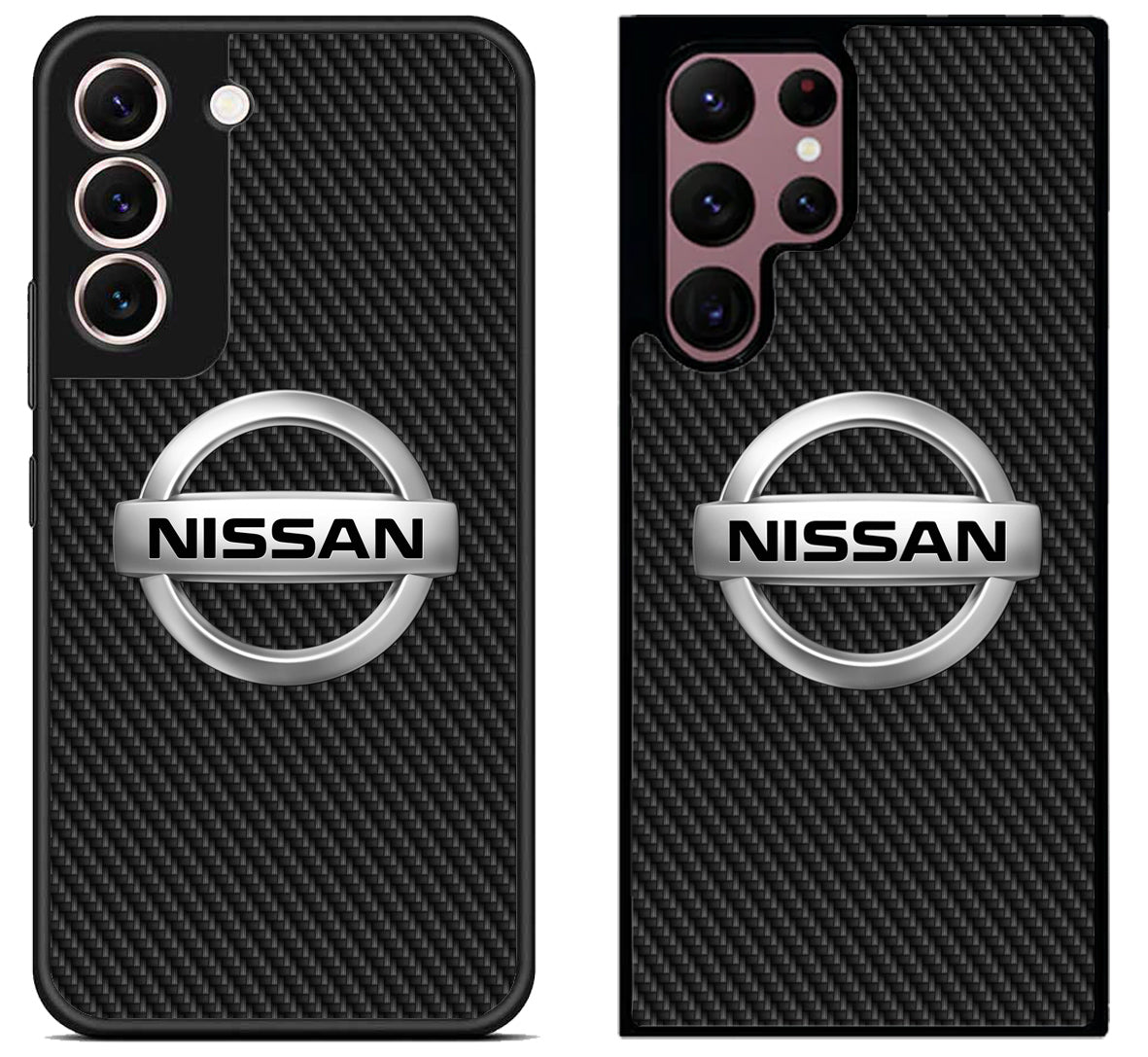 Nissan Logo Carbon Samsung Galaxy S22 | S22+ | S22 Ultra Case