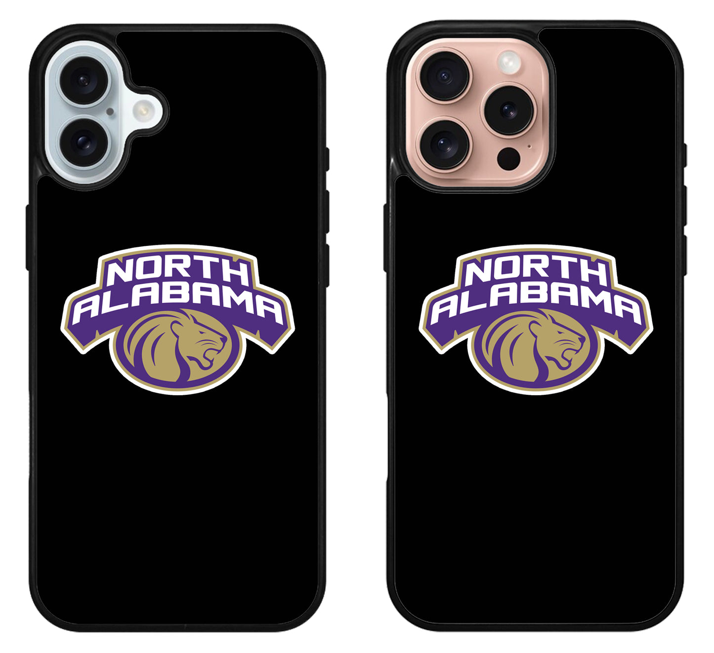 North Alabama Lions Black iPhone 16 | 16 Plus | 16 Pro | 16 Pro Max Case