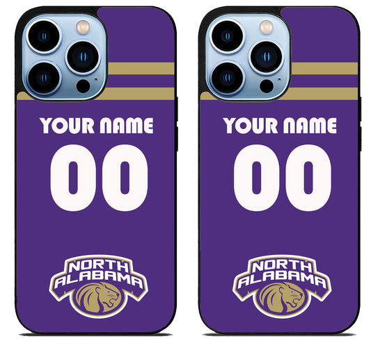 Custom Personalized North Alabama Lions iPhone 15 Pro | iPhone 15 Pro Max Case