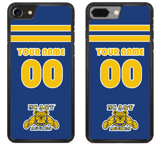 Custom Personalized North Carolina A&T Aggies iPhone 8 | 8 Plus Case