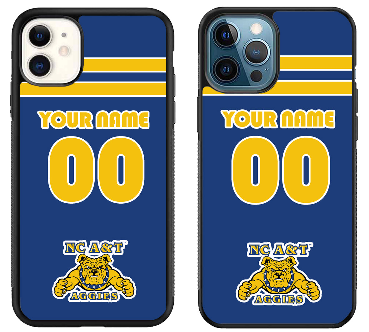 Custom Personalized North Carolina A&T Aggies iPhone 11 | 11 Pro | 11 Pro Max Case