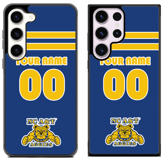 Custom Personalized North Carolina A&T Aggies Samsung Galaxy S23 | S23+ | S23 Ultra Case