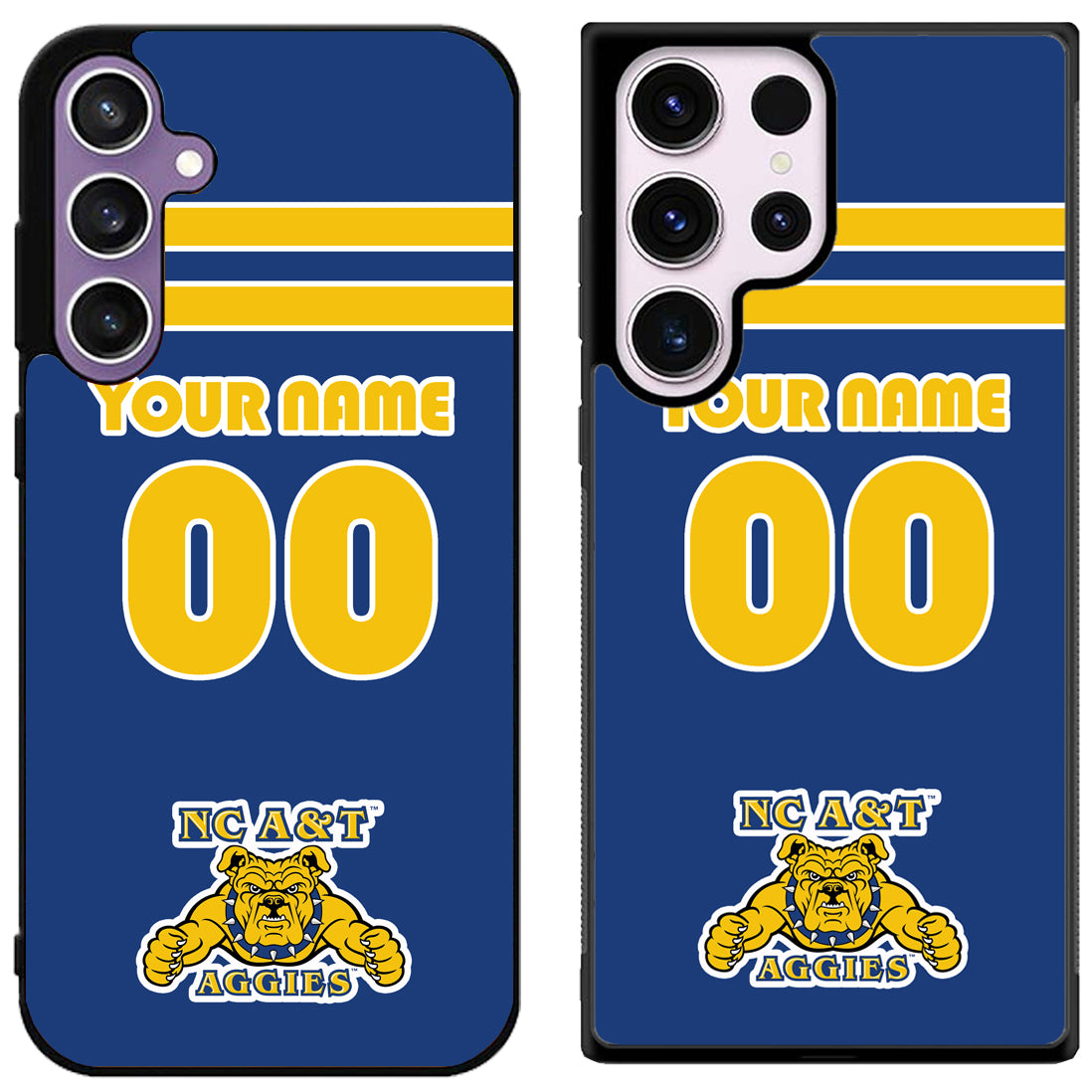 Custom Personalized North Carolina A&T Aggies Samsung Galaxy S24 | S24+ | S24 Ultra Case