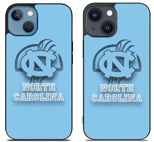 North Carolina Tar Heels Background iPhone 15 | iPhone 15 Plus Case