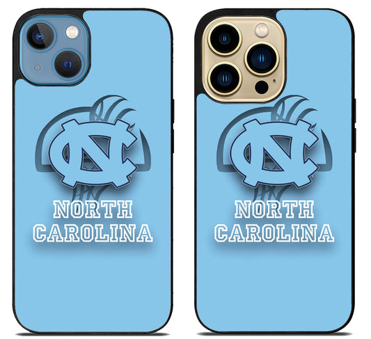 North Carolina Tar Heels Background iPhone 14 | 14 Plus | 14 Pro | 14 Pro Max Case
