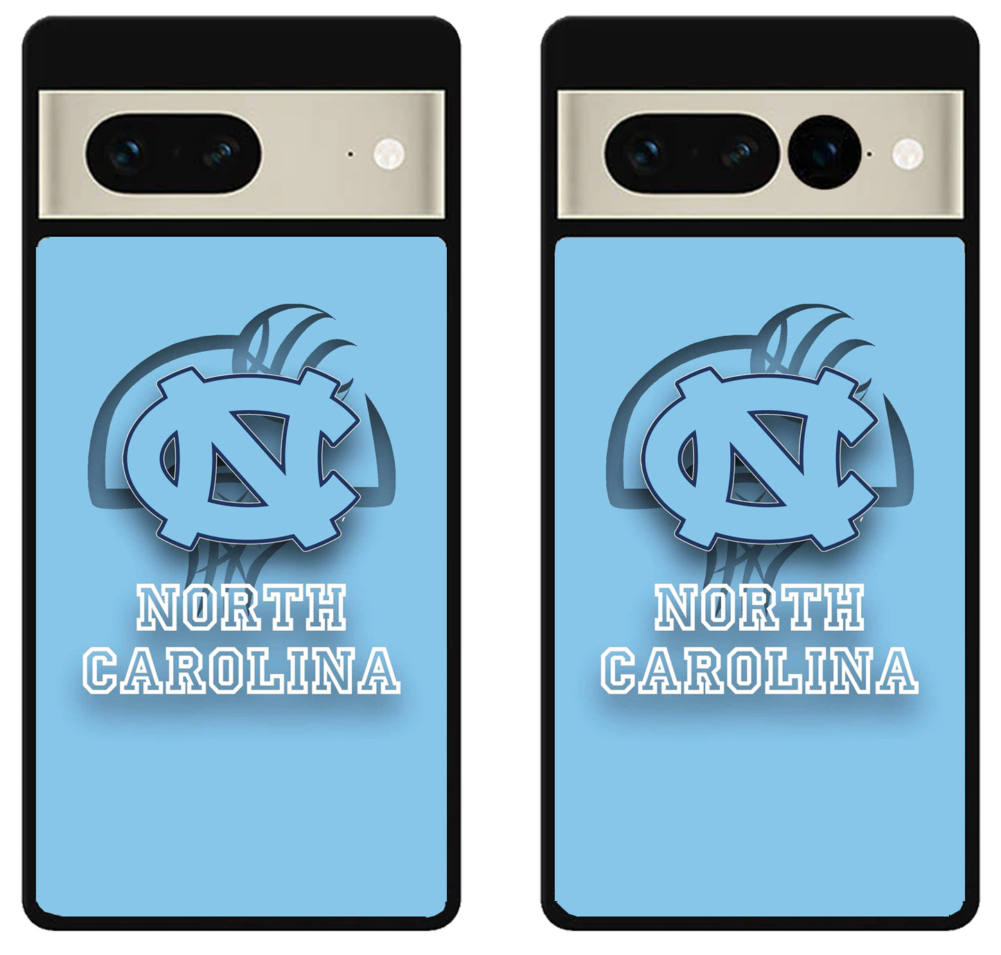 North Carolina Tar Heels Background Google Pixel 7 | 7 Pro Case