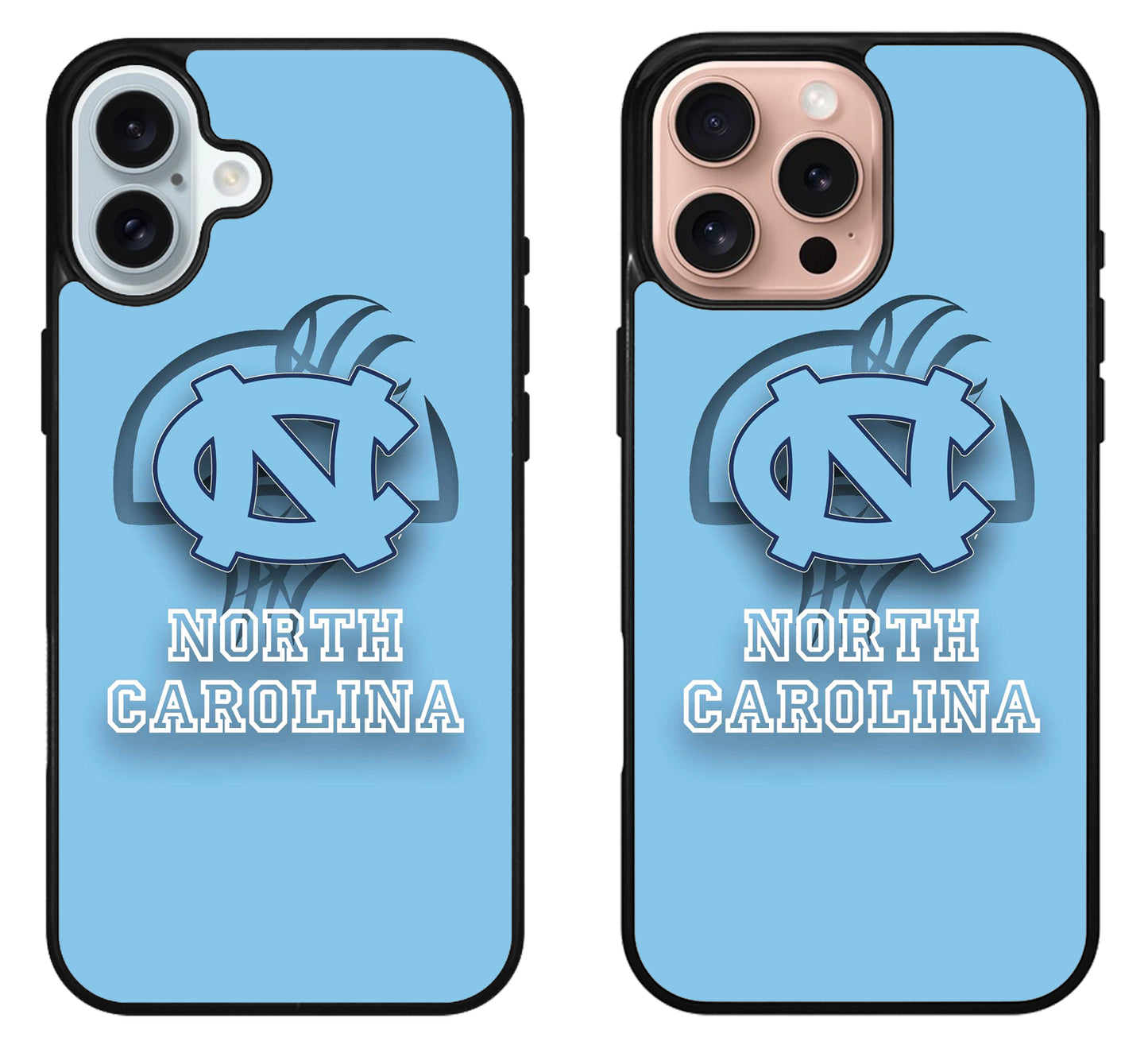North Carolina Tar Heels Background iPhone 16 | 16 Plus | 16 Pro | 16 Pro Max Case