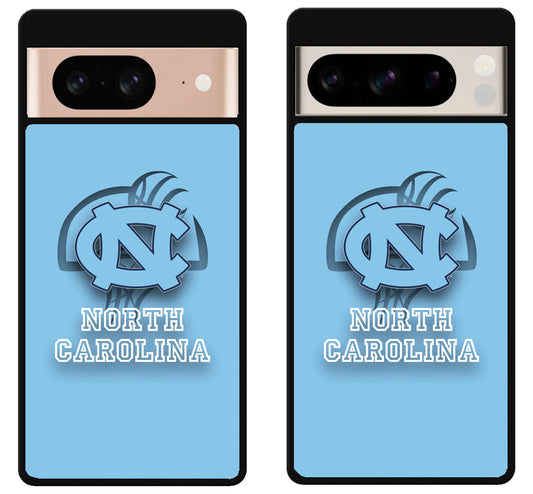North Carolina Tar Heels Background Google Pixel 8 | 8 Pro Case
