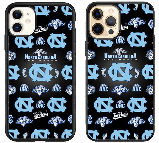 North Carolina Tar Heels Collage iPhone 12 | 12 Mini | 12 Pro | 12 Pro Max Case
