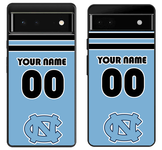 Custom Personalized North Carolina Tar Heels Google Pixel 6 | 6A | 6 Pro Case