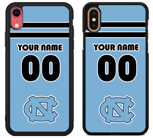 Custom Personalized North Carolina Tar Heels iPhone X | Xs | Xr | Xs Max Case