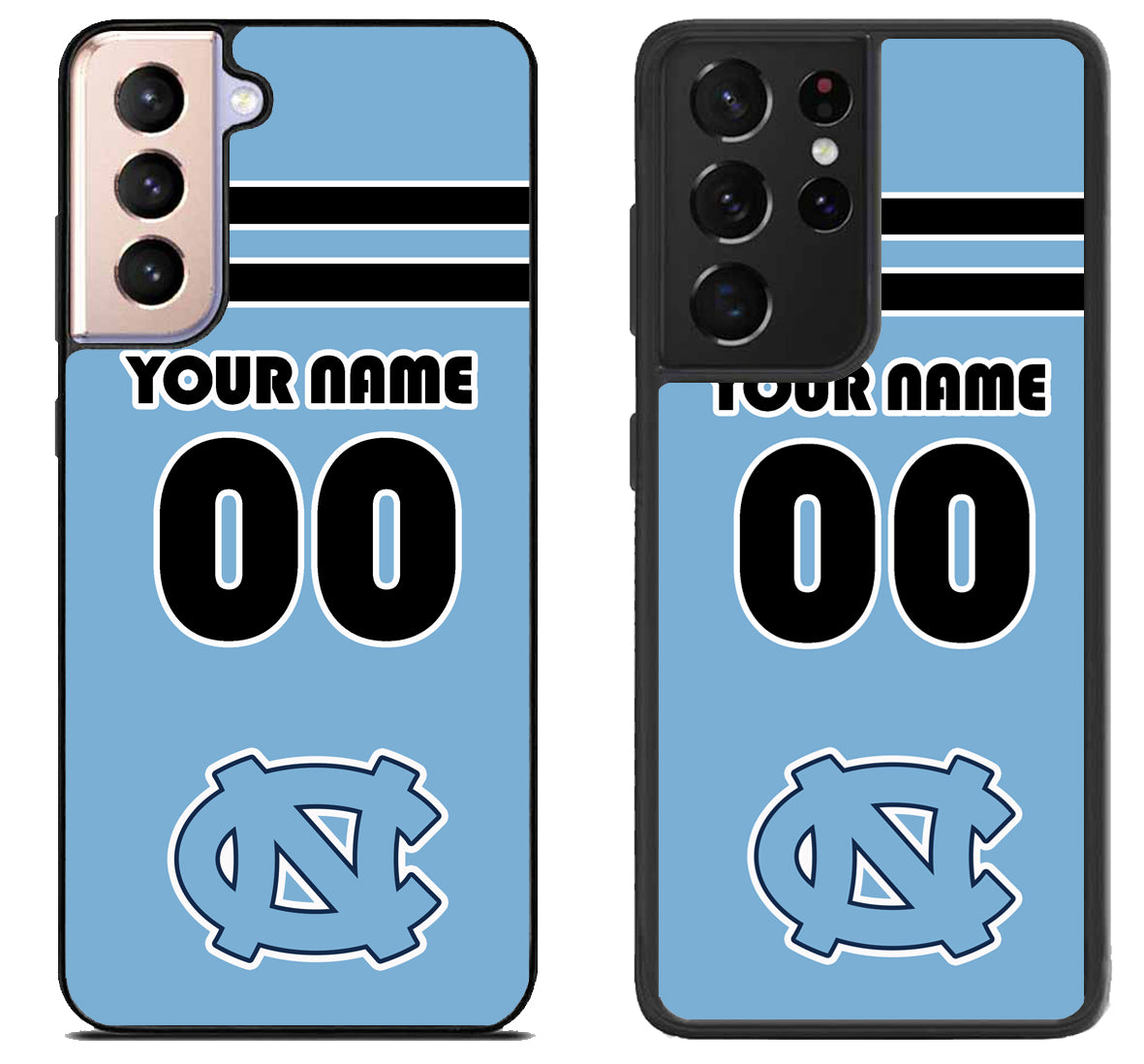 Custom Personalized North Carolina Tar Heels Samsung Galaxy S21 | S21 FE | S21+ | S21 Ultra Case