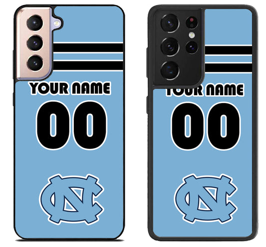 Custom Personalized North Carolina Tar Heels Samsung Galaxy S21 | S21 FE | S21+ | S21 Ultra Case