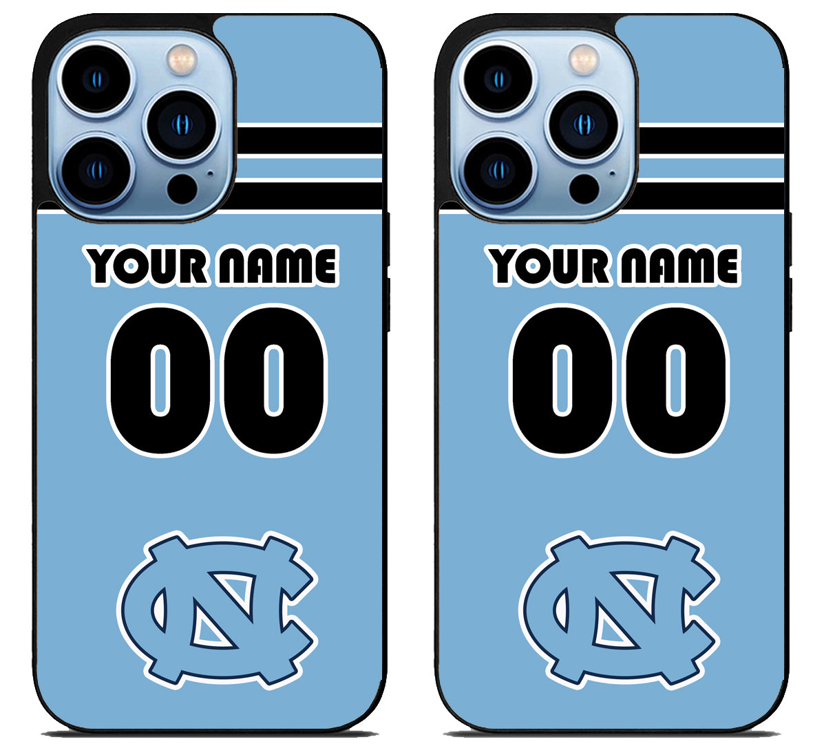 Custom Personalized North Carolina Tar Heels iPhone 15 Pro | iPhone 15 Pro Max Case