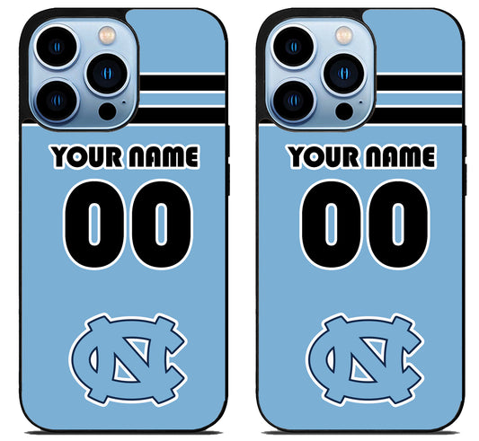 Custom Personalized North Carolina Tar Heels iPhone 15 Pro | iPhone 15 Pro Max Case