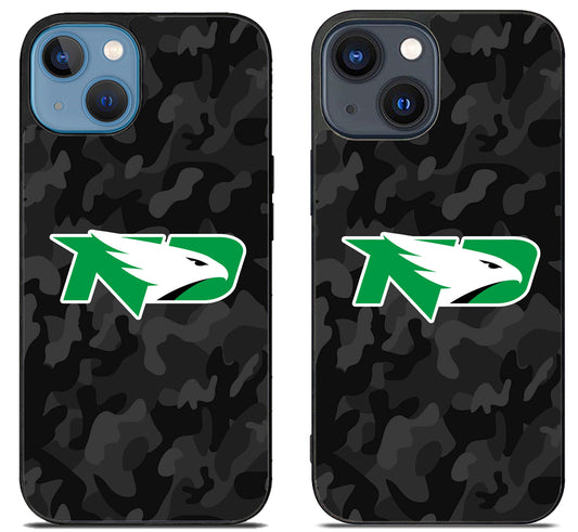 North Dakota Fighting Hawks Camo iPhone 15 | iPhone 15 Plus Case