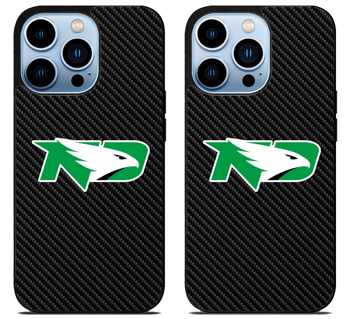 North Dakota Fighting Hawks Carbon iPhone 15 Pro | iPhone 15 Pro Max Case