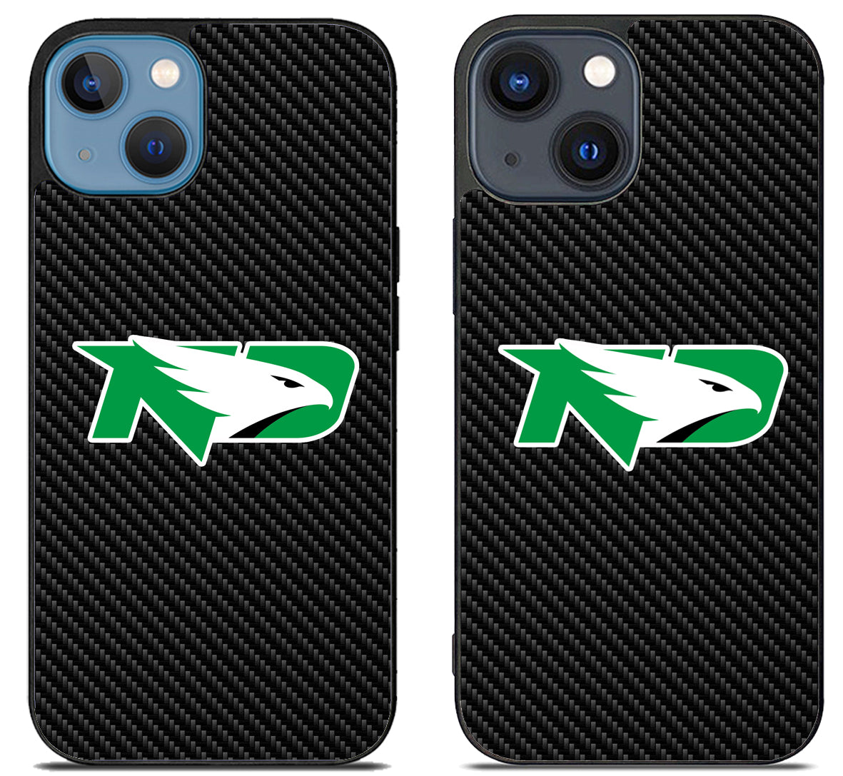 North Dakota Fighting Hawks Carbon iPhone 15 | iPhone 15 Plus Case