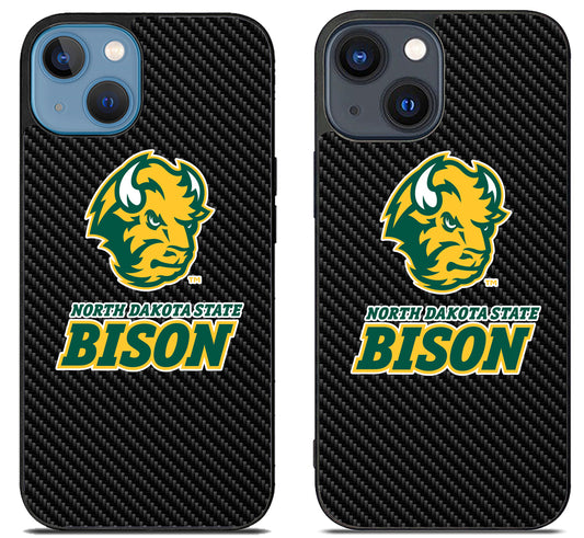 North Dakota State Bison Carbon iPhone 15 | iPhone 15 Plus Case