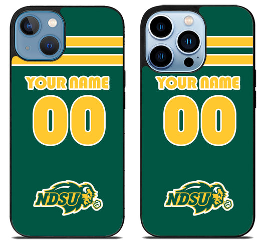 Custom Personalized North Dakota State Bison iPhone 13 | 13 Mini | 13 Pro | 13 Pro Max Case
