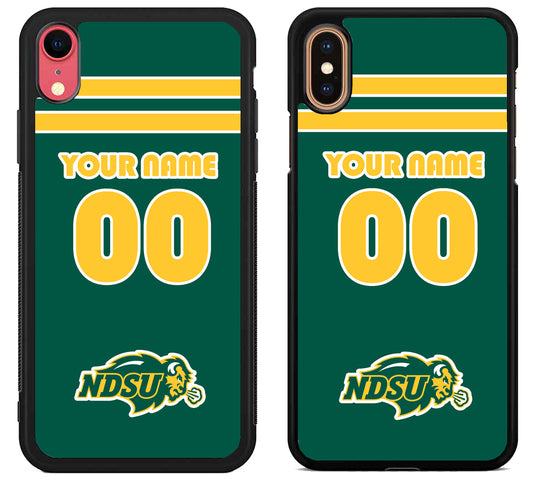 Custom Personalized North Dakota State Bison iPhone X | Xs | Xr | Xs Max Case