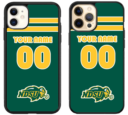 Custom Personalized North Dakota State Bison iPhone 12 | 12 Mini | 12 Pro | 12 Pro Max Case