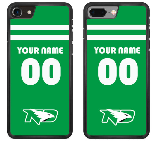 Custom Personalized North Dakota fighting hawks iPhone 8 | 8 Plus Case