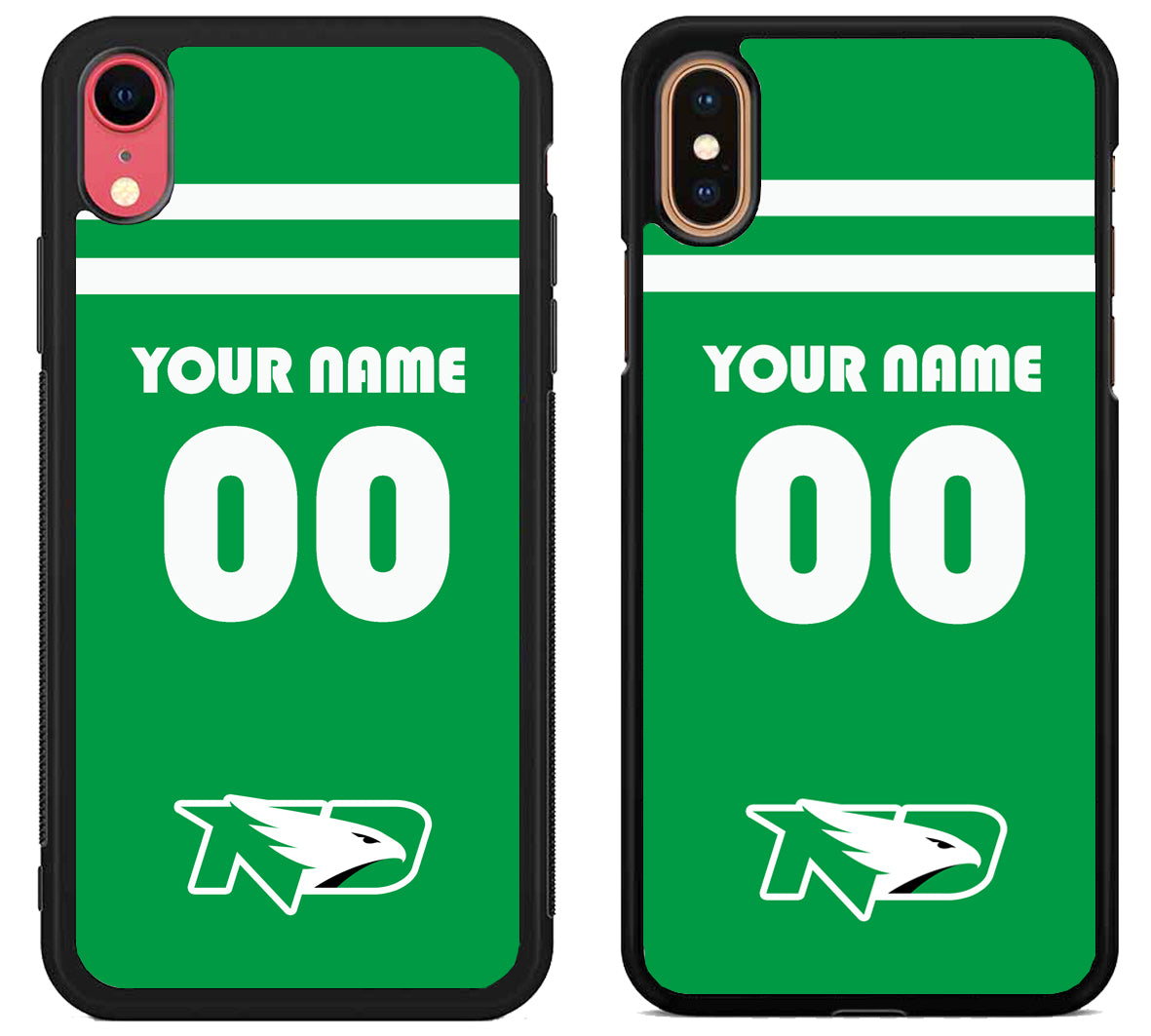 Custom Personalized North Dakota fighting hawks iPhone X | Xs | Xr | Xs Max Case
