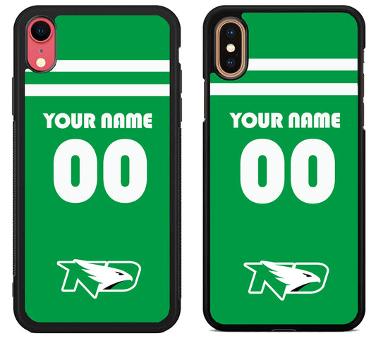 Custom Personalized North Dakota fighting hawks iPhone X | Xs | Xr | Xs Max Case